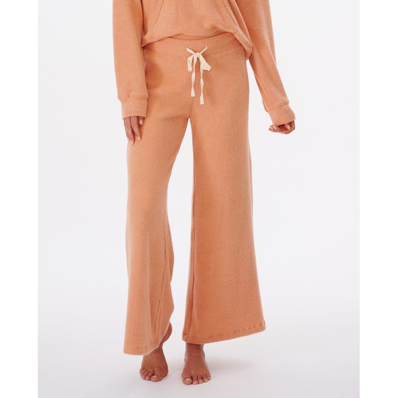Rip Curl Cozy Wide Leg Pants-Clay Marle