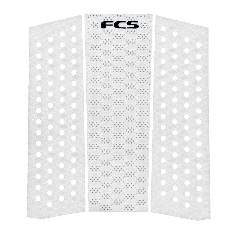 FCS T-3 Mid Traction Pad-White