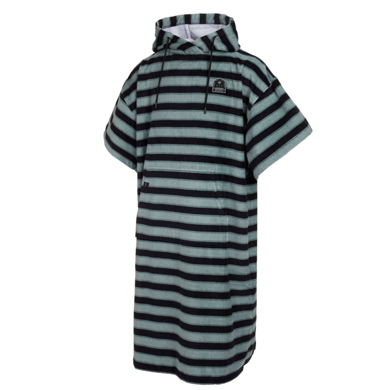 Mystic Poncho Velours AOP Poncho-Grey Blue