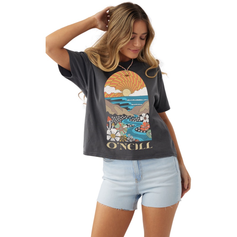 O’Neill High Road Tee-Washed Black