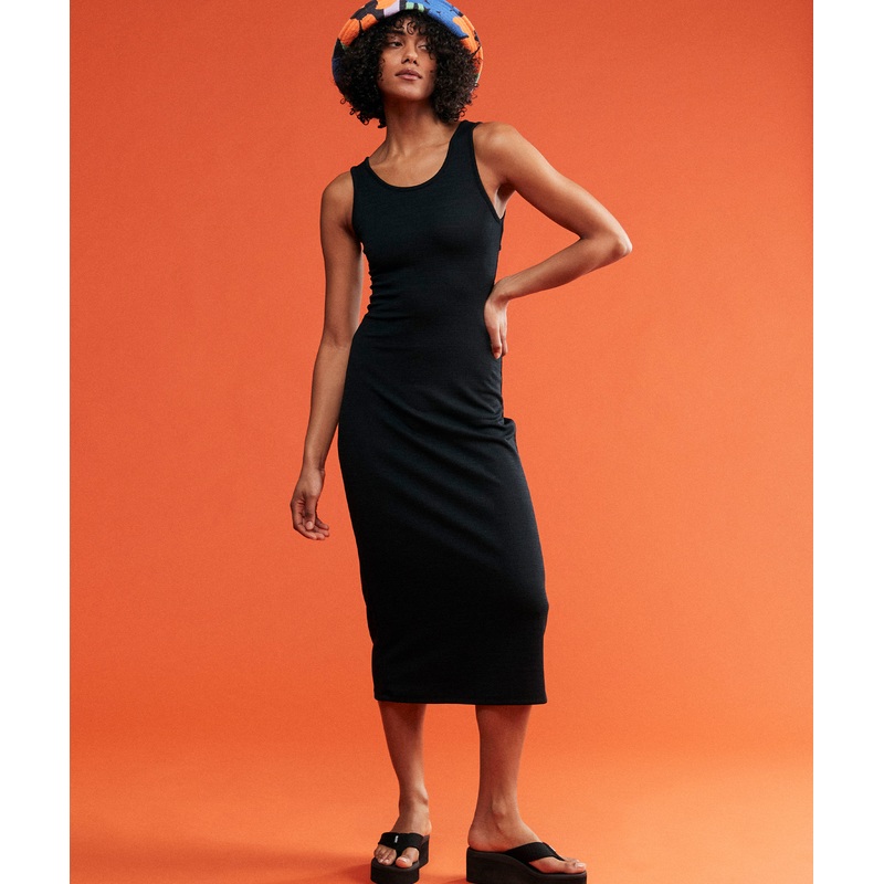 Roxy Good Keepsake Dress-Anthracite