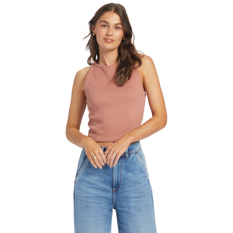 Roxy Never Ending Vacay Tank-Cedar Wood