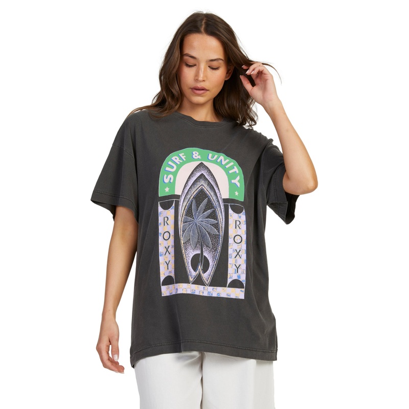 Roxy Sweet Sunshine Tee-Anthracite