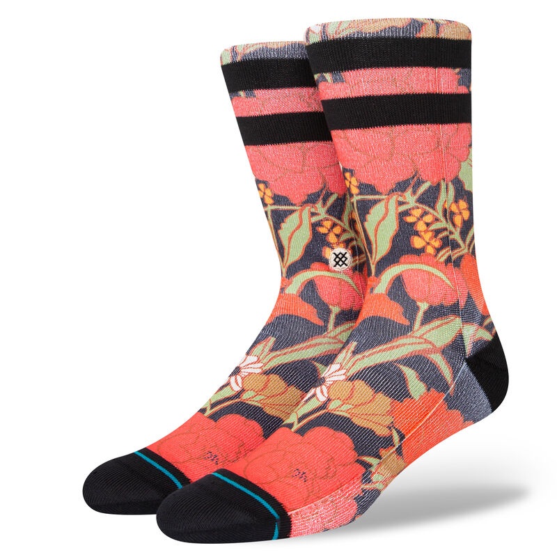 Stance Backpetal Socks-Black