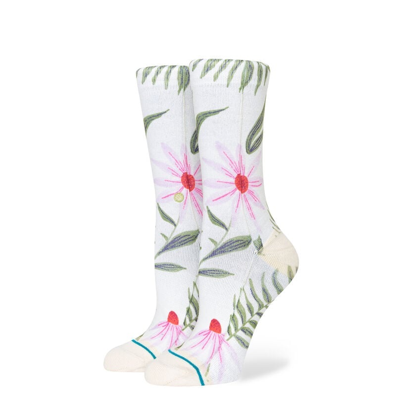 Stance Flaunt Crew Socks-Off White