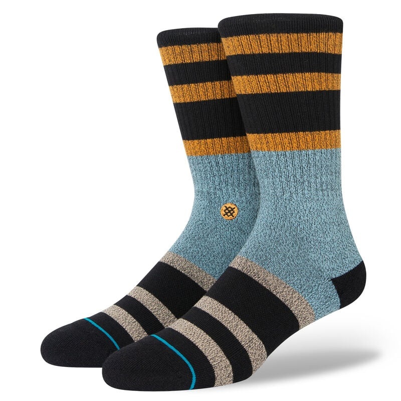 Stance Staggered Socks-Washed Black