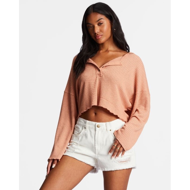 Billabong Come Again L/S Shirt-Washed Brick