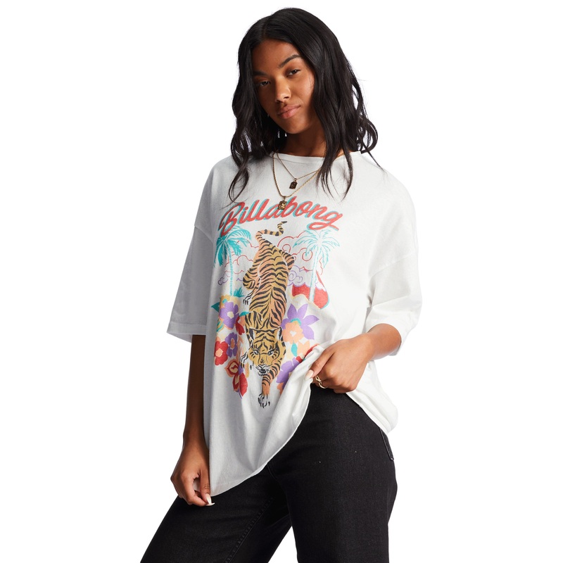 Billabong Easy Tiger Tee-Salt Crystal