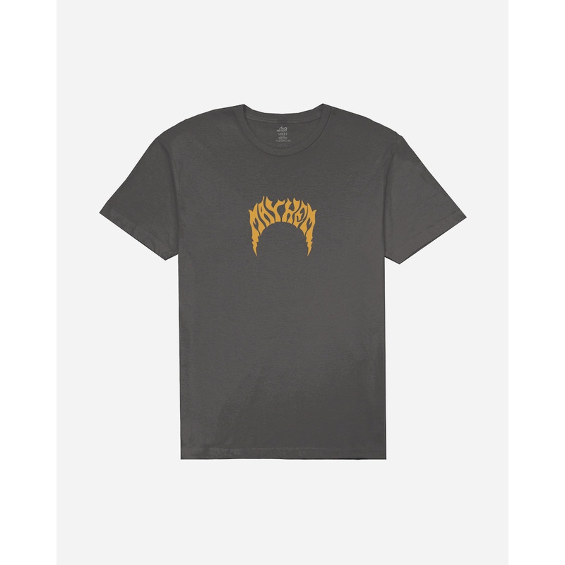 Lost Mayhem Bolts Vintage Dye Tee-Vintage Black