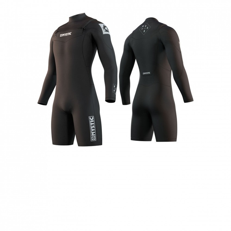 Mystic Star 3/2 L/S Springsuit-Black