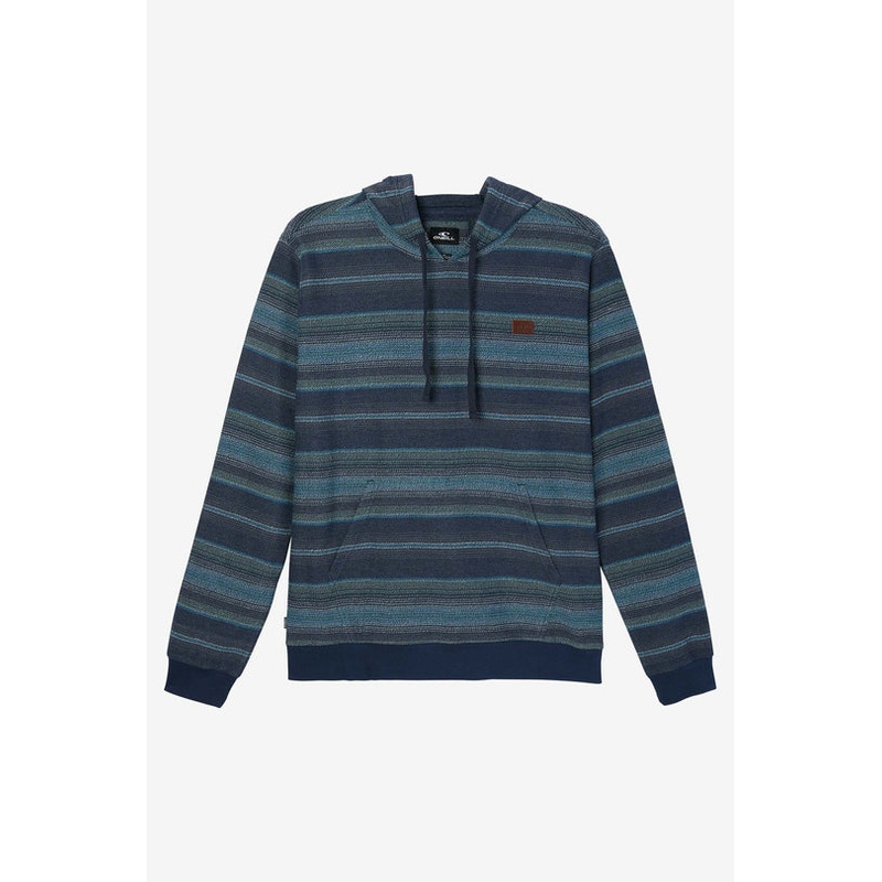 O’Neill Bavaro Stripe Pullover Sweatshirt-Navy