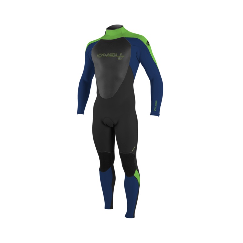 O’Neill Youth Epic 3/2 BZ Wetsuit-Blk/Nvy/Dglo