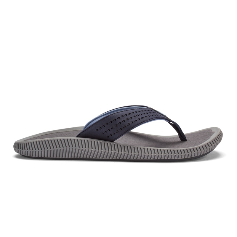 Olukai Ulele Sandal-Blue Depth/Charcoal