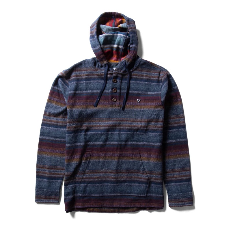 Vissla Descanso Hooded Popover L/S Shirt-Multi
