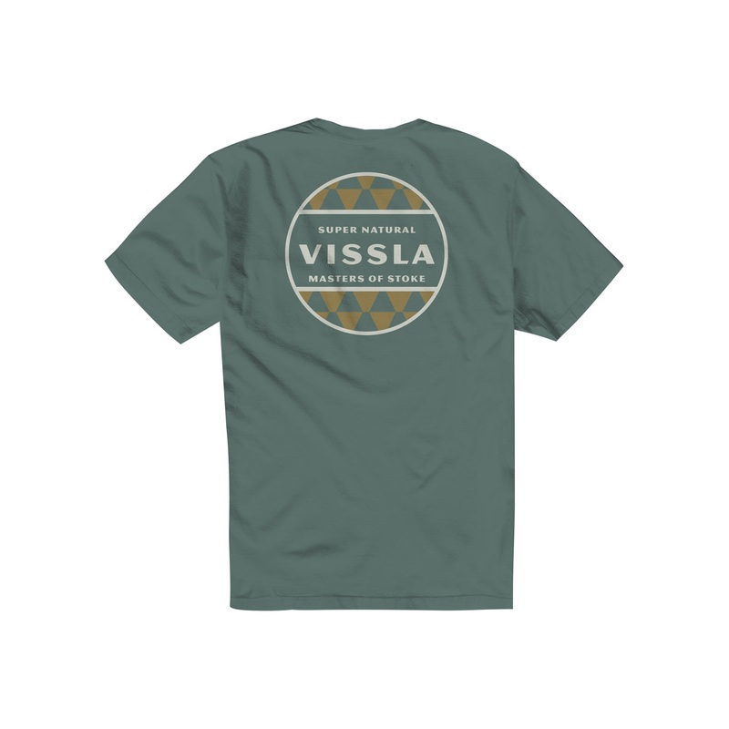 Vissla Masters of Stoke Premium Pocket Tee-Pine