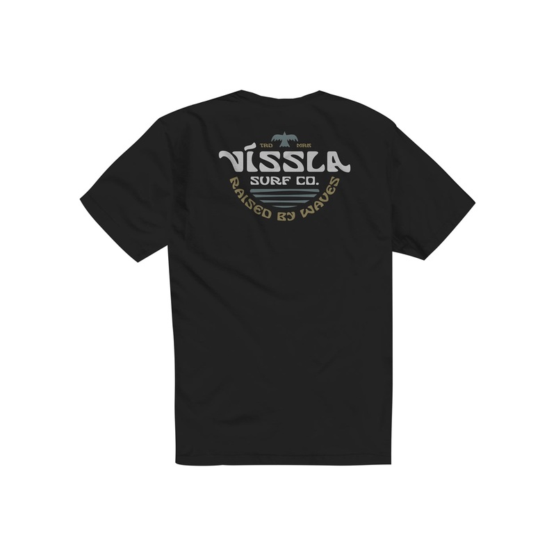 Vissla West Winds Premium Pocket Tee-Black