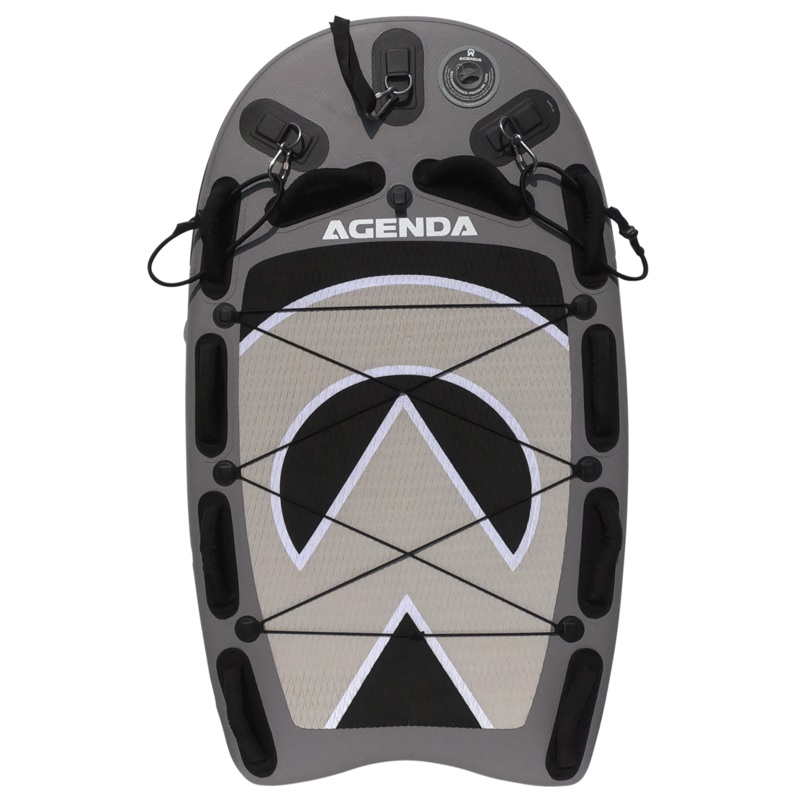 Agenda Jet Ski Rescue Sled-Grey & Orange