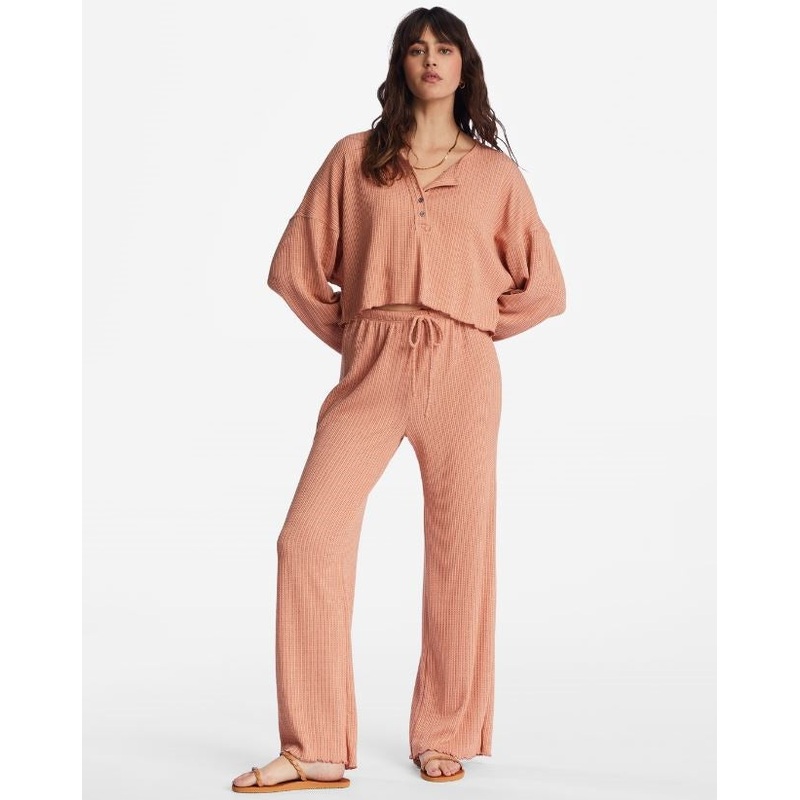 Billabong So Easy Pants-Washed Brick