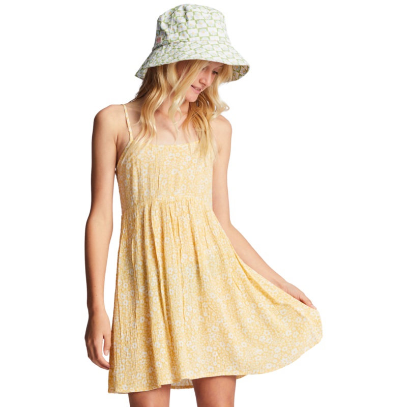 Billabong Sunshine Heart Dress-Golden Peach