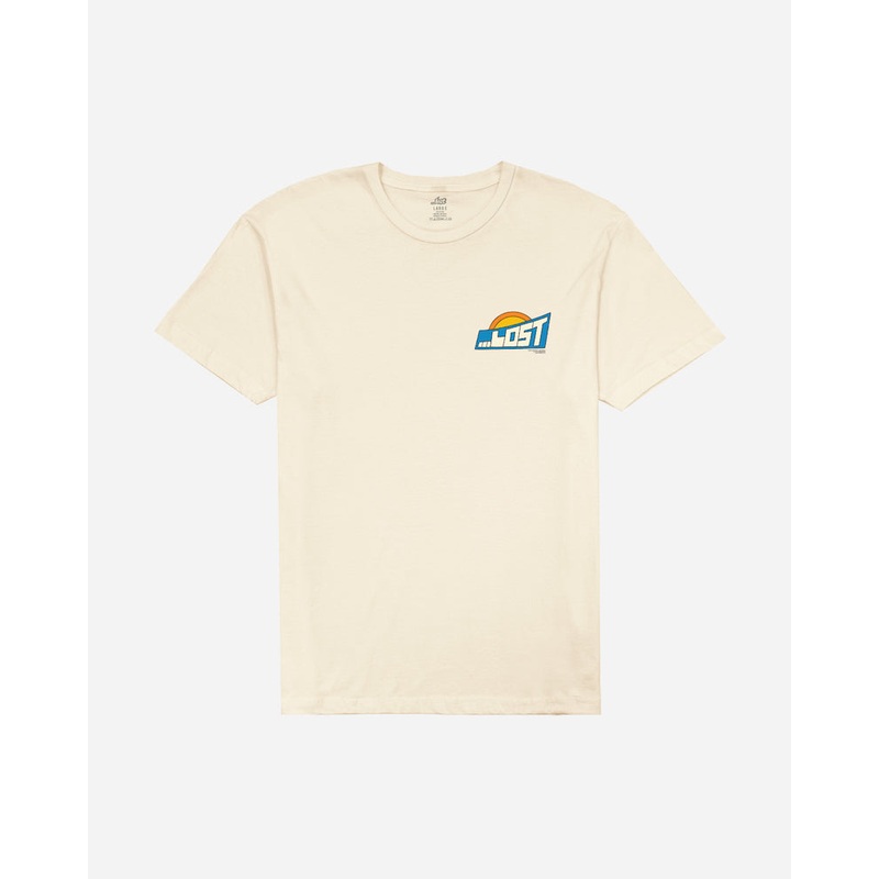 Lost Fast Times Tee-Vintag White