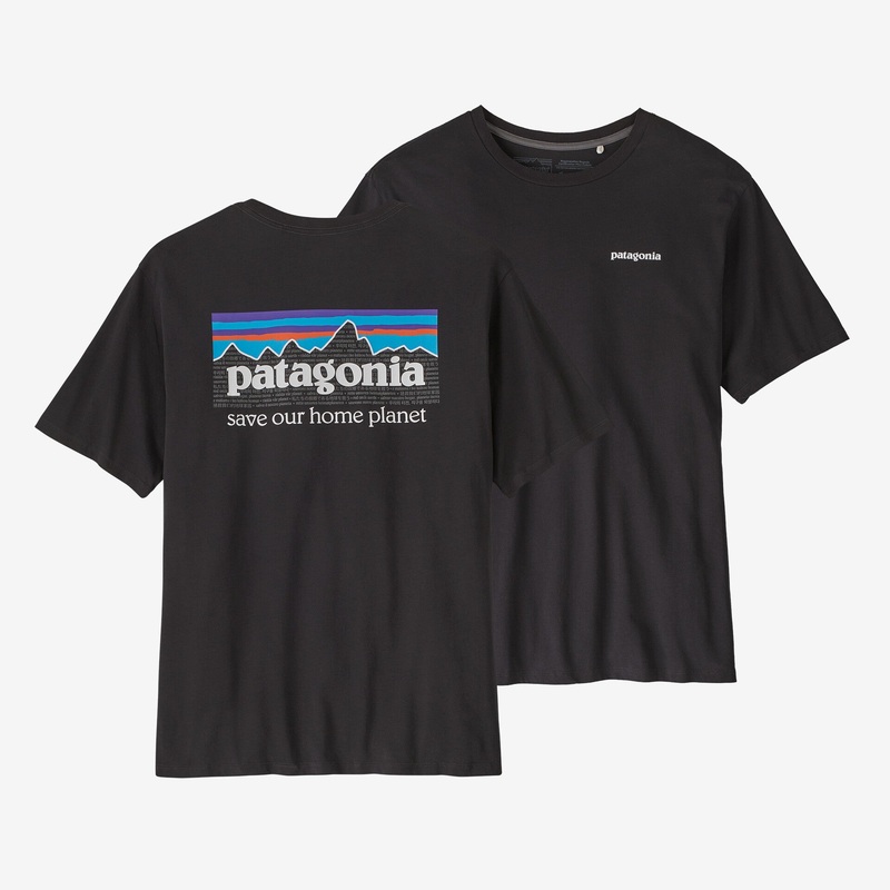 Patagonia P-6 Mission Organic Tee-Ink Black