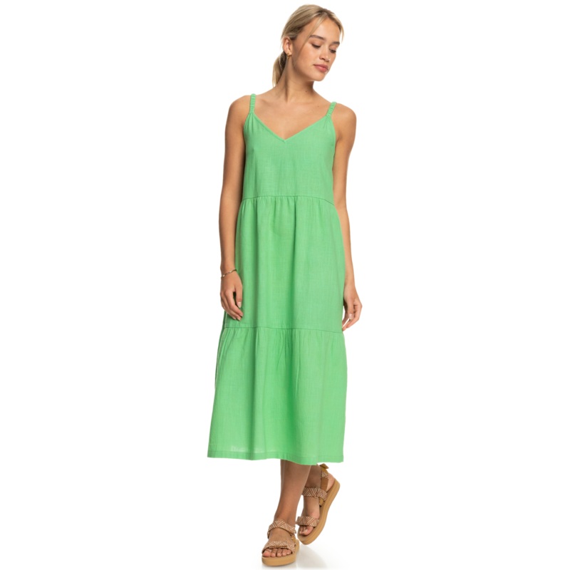 Roxy Waiting Line Dress-Absinthe Green