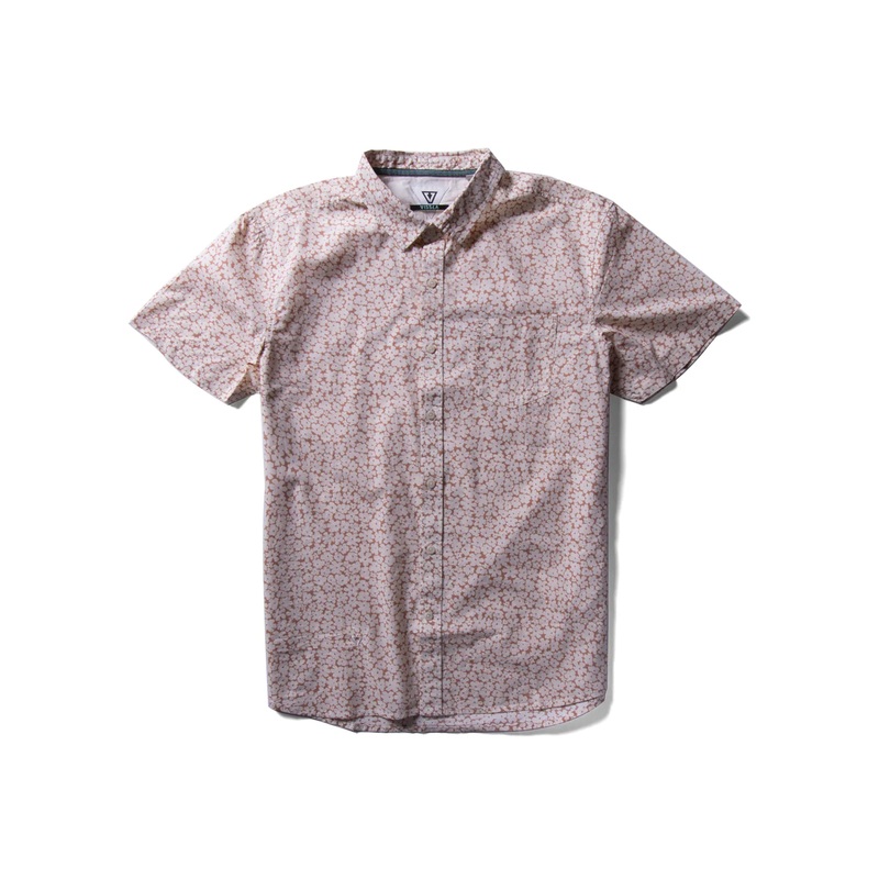 Vissla Cut Up Eco S/S Shirt-Clay