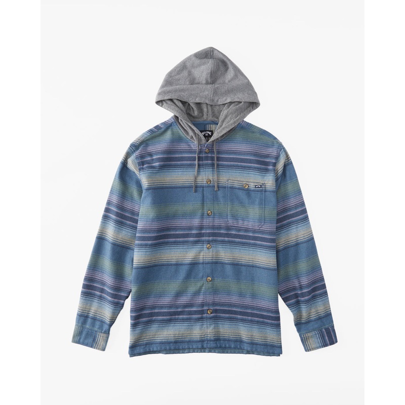 Billabong Baja Flannel L/S Shirt-North Sea