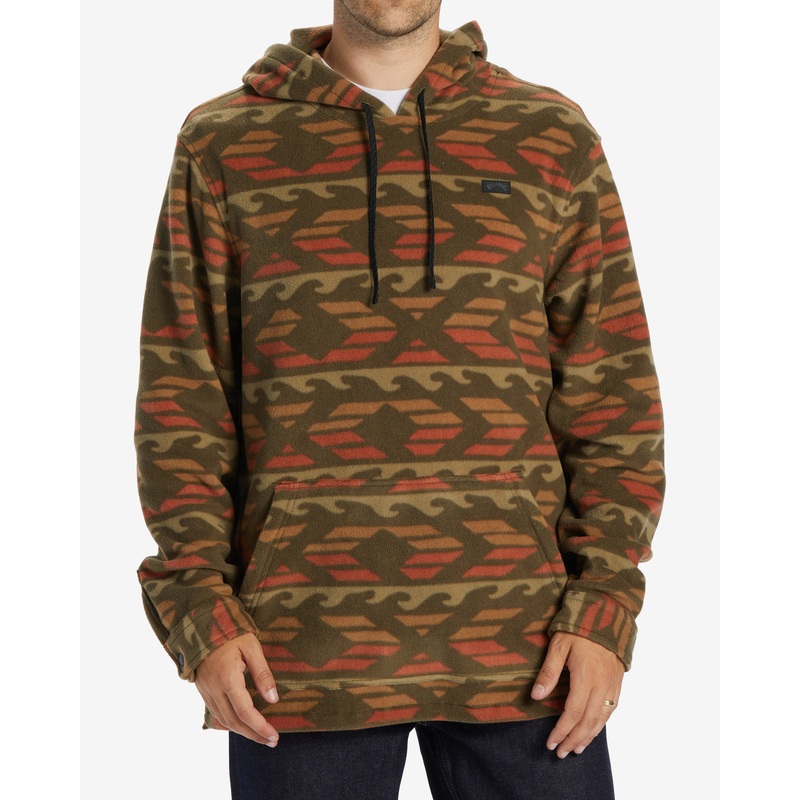 Billabong Furnace Pullover L/S Shirt-Dark Brown