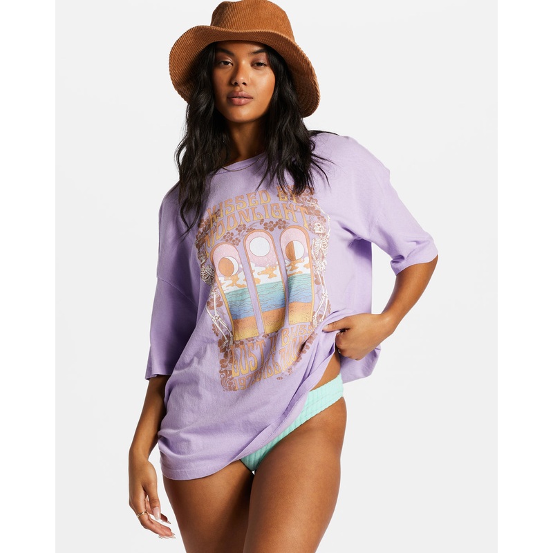 Billabong Moonlight Kiss Tee-Lilac Breeze