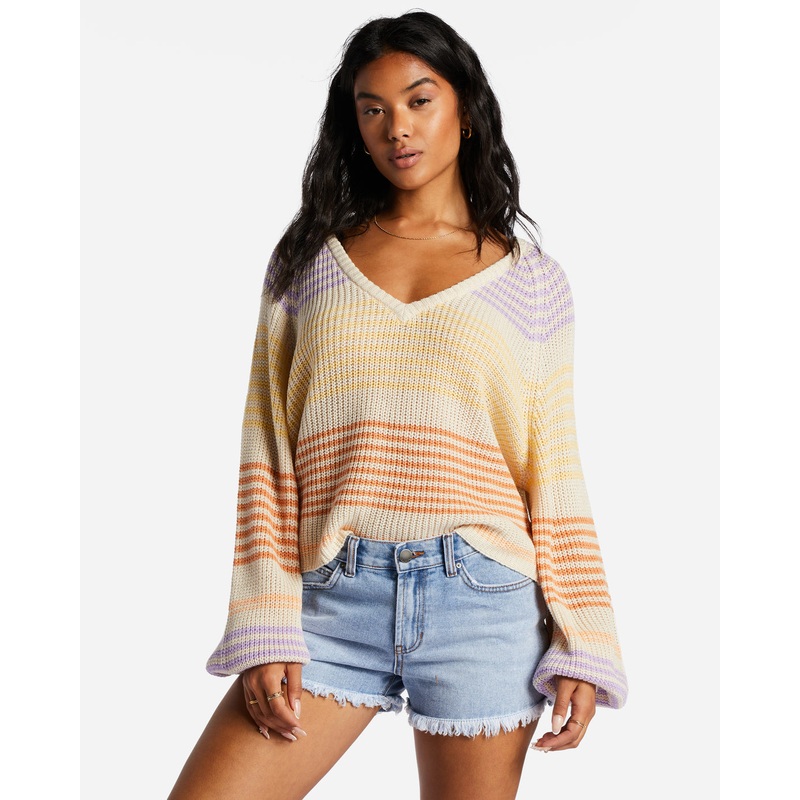 Billabong Under The Sun Sweater-Light Melon