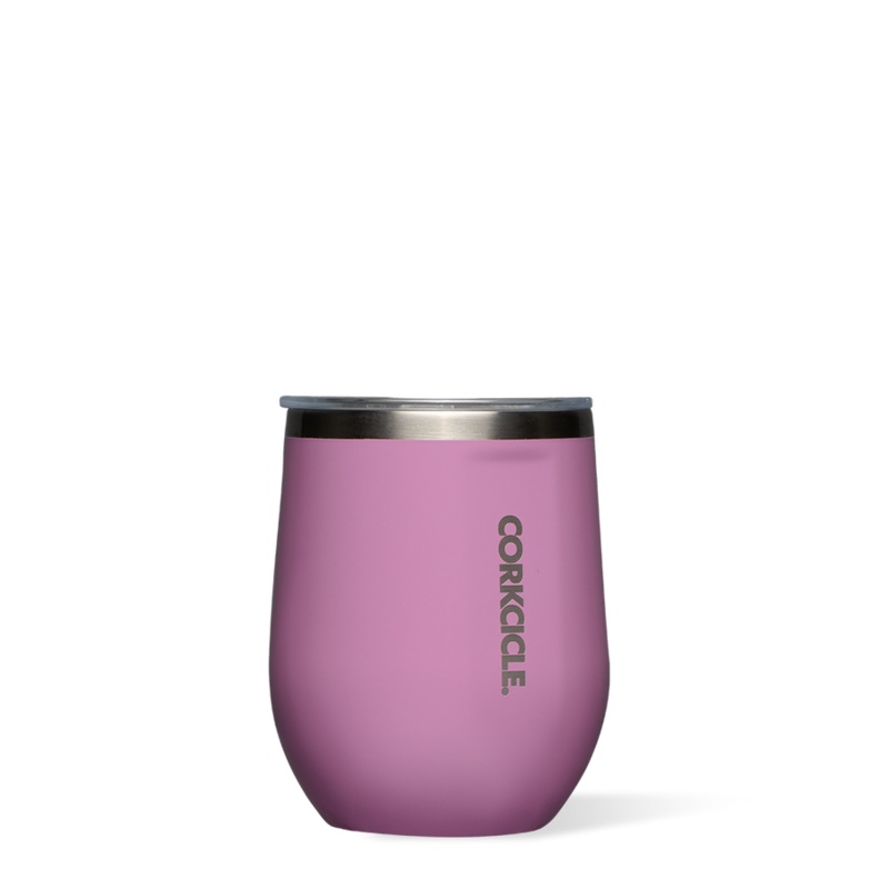 Corkcicle 12 oz Stemless-Gloss Orchid