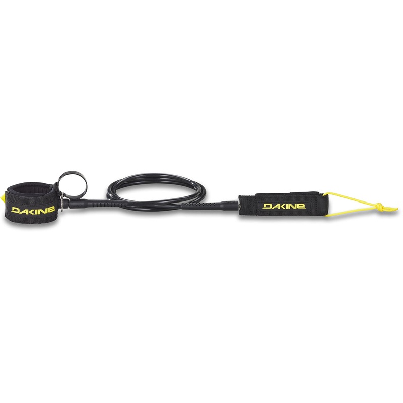 Dakine Kainui Leash w/ Easy Clip-Black-8′ x 5/16″