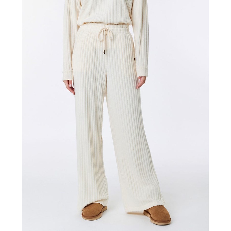 Rip Curl Cosy II Straight Leg Pants-Ecru Marle