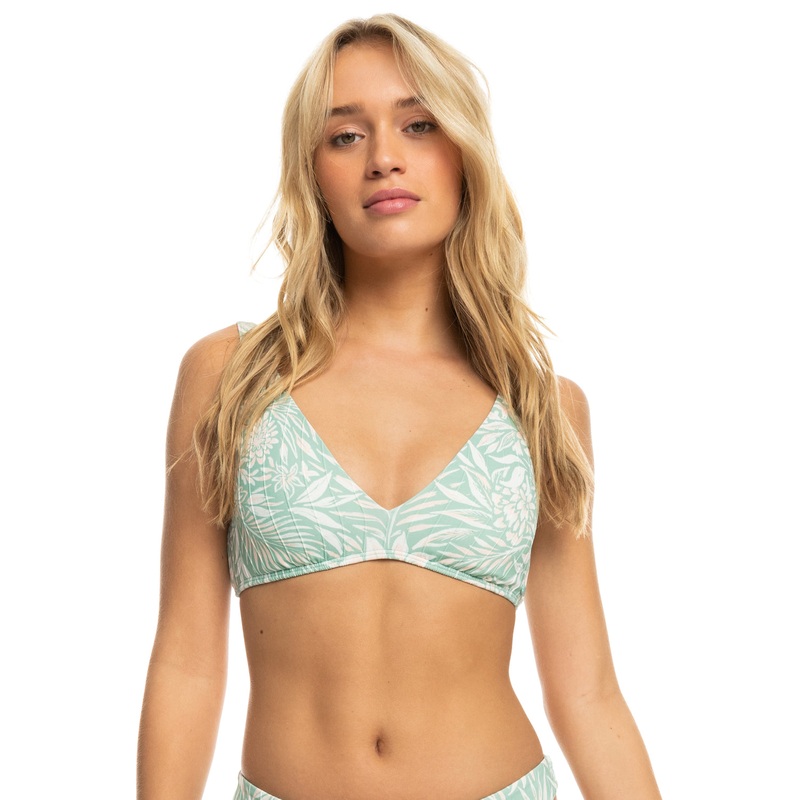 Roxy PT Rib Roxy Love The Oceana V Top-Blue Surf Planao