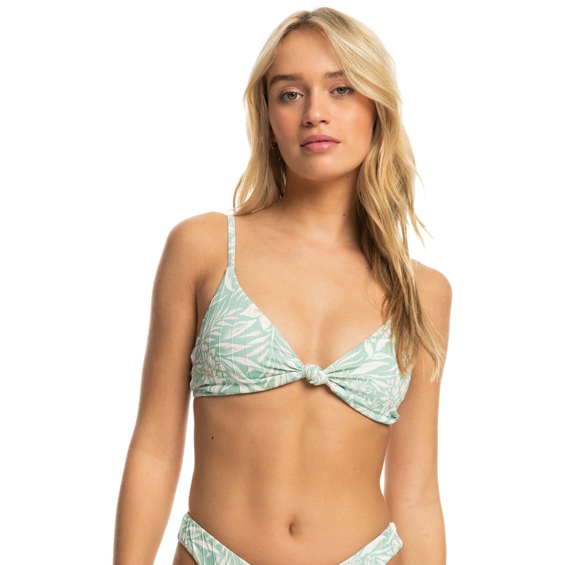 Roxy PT Rib Roxy Love The Surf Knot Top-Blue Surf Planao