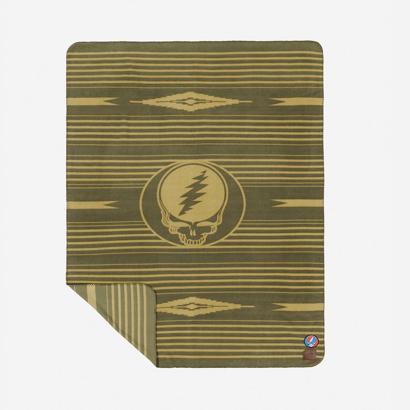 Slowtide Jammer Fleece Blanket-Moss