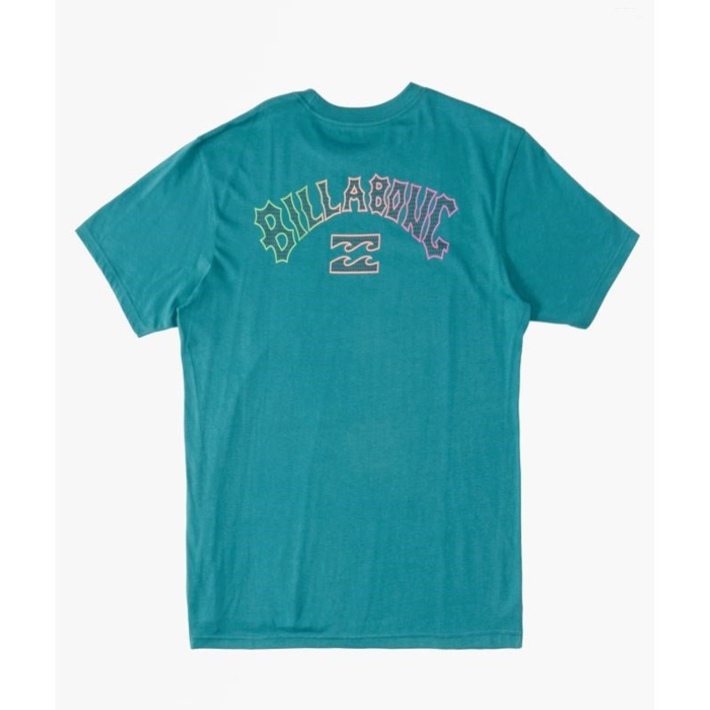 Billabong Arch Fill Tee-Teal