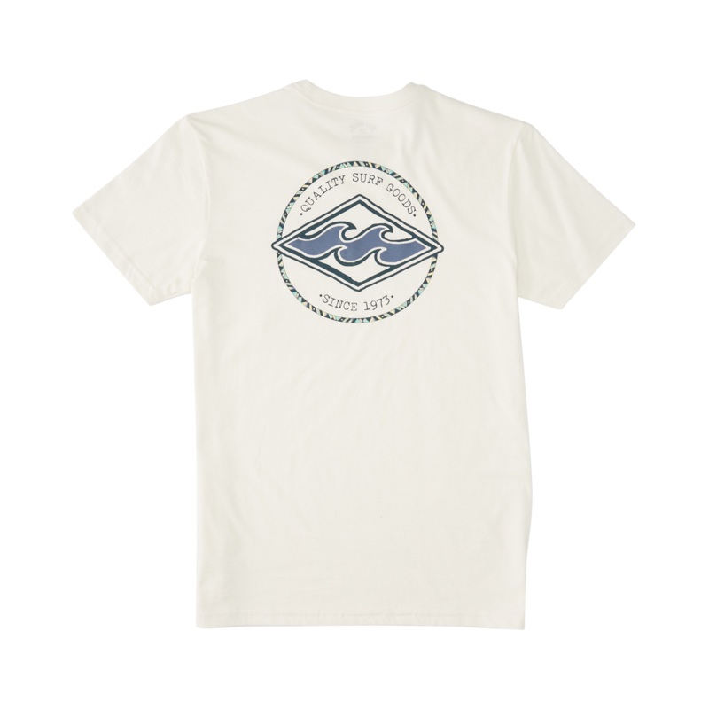 Billabong Boy’s Rotor Diamond Tee-Off White
