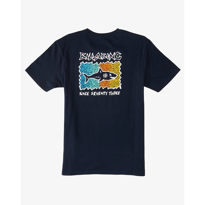 Billabong Toddler Sharky Tee-Navy