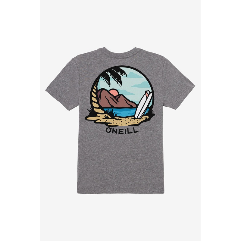 O’Neill Boys’ Chunk Tee-Heather Grey