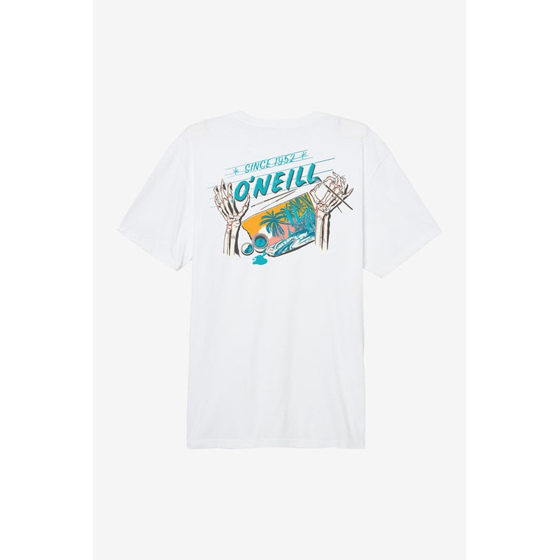 O’Neill Lined Up Artist Series Tee-White