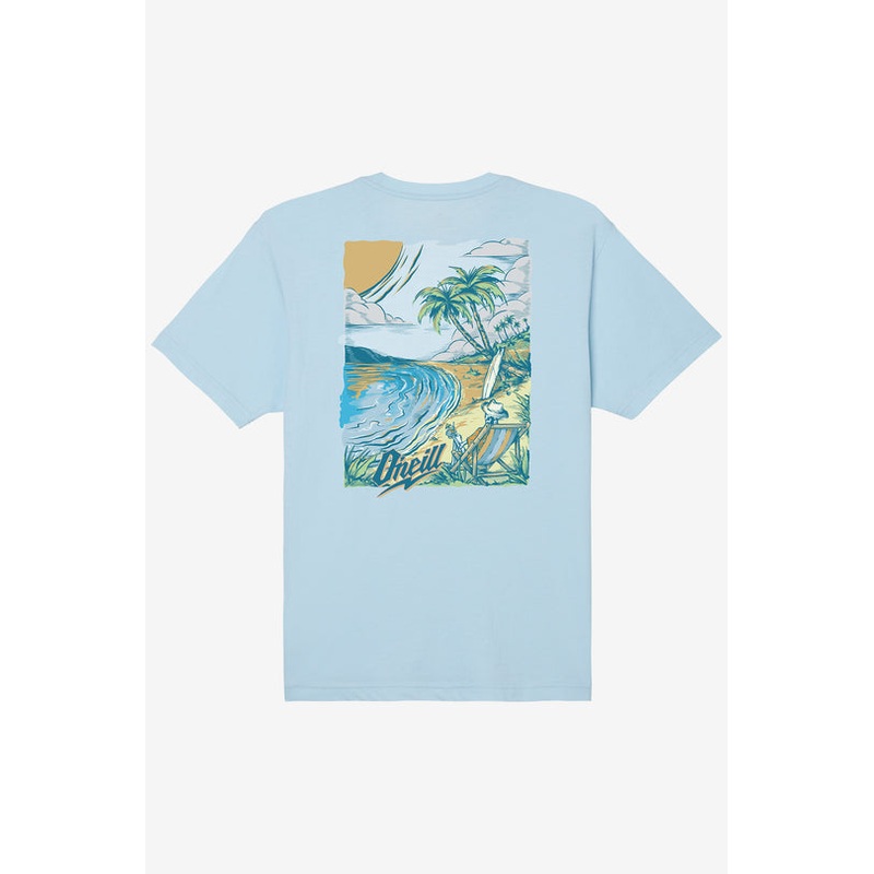 O’Neill The Good Life Tee-Sky Blue Heather