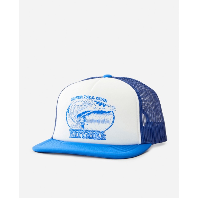 Rip Curl Party Foam Trucker Hat-White/Blue