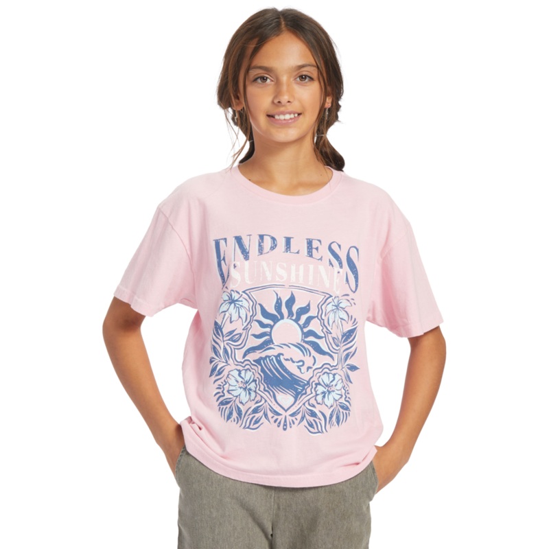 Roxy Endless Sunshine Tee-Candy Pink