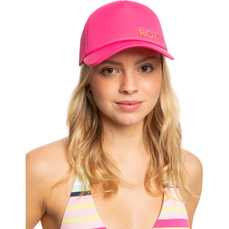 Roxy Finishline 2 Color Hat-Shocking Pink