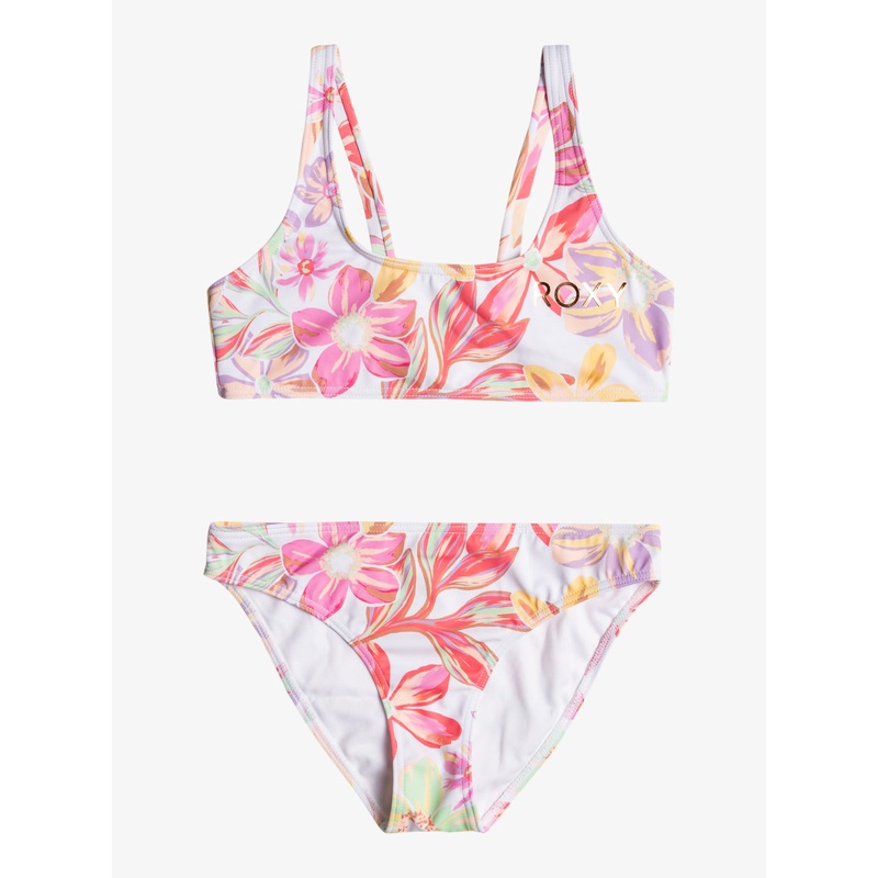 Roxy Tropical Time Bralette Bikini-Bright White