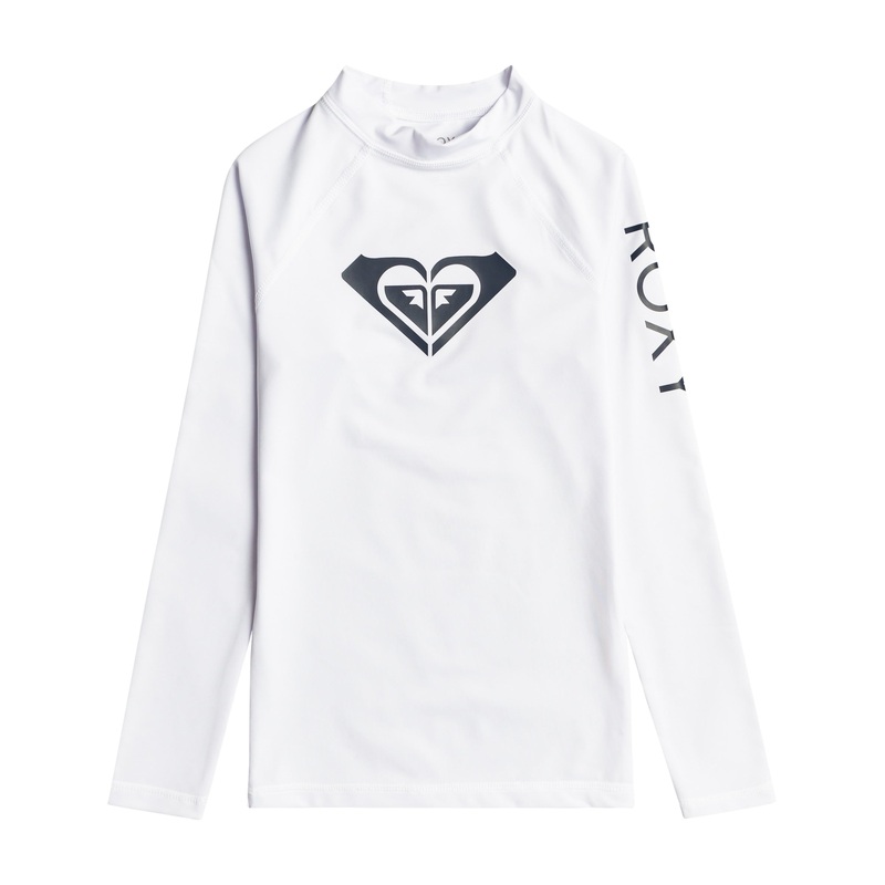 Roxy Whole Hearted L/S Rashguard-Bright White