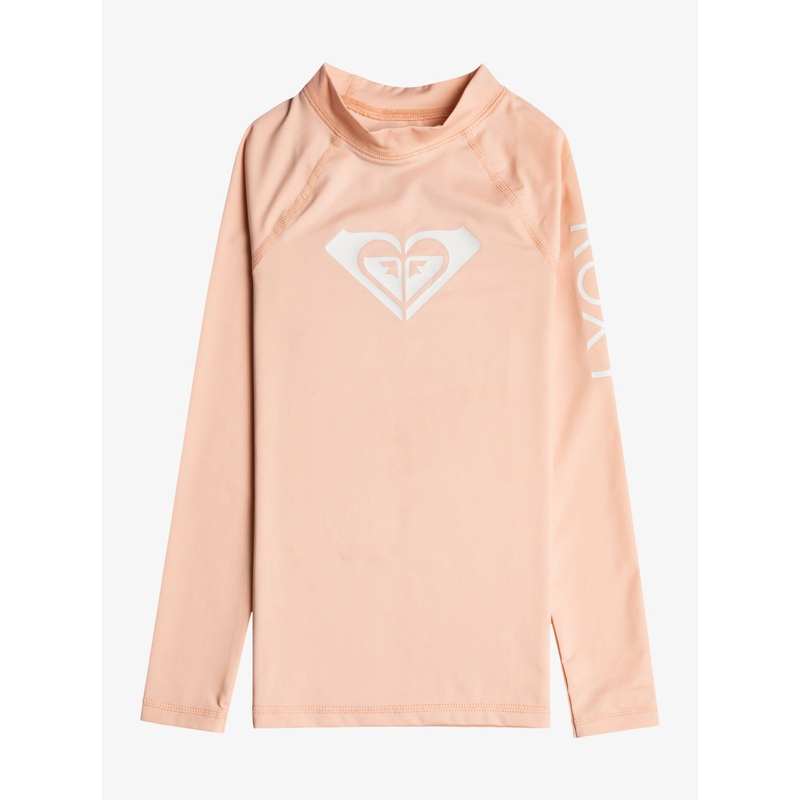 Roxy Whole Hearted L/S Rashguard-Tropical Peach