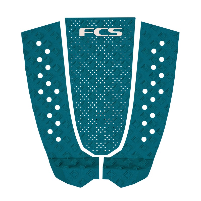 FCS T-3 Eco Traction Pad-Tidal Teal